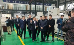 湖南省常德市市委書記、市長等領(lǐng)導蒞臨湖南省耐美特智能烘干工業(yè)設(shè)備有限公司視察指導工作